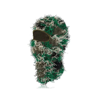 Balaclava Distressed Knitted Full Face Ski Mask Shiesty Mask Camouflage Balaclava Fleece Fuzzy Balaclava Ski Balaclava