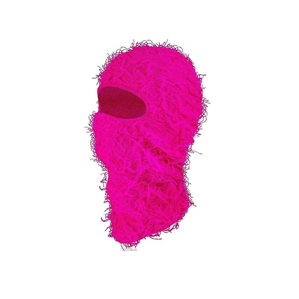 Balaclava Distressed Knitted Full Face Ski Mask Shiesty Mask Camouflage Balaclava Fleece Fuzzy Balaclava Ski Balaclava