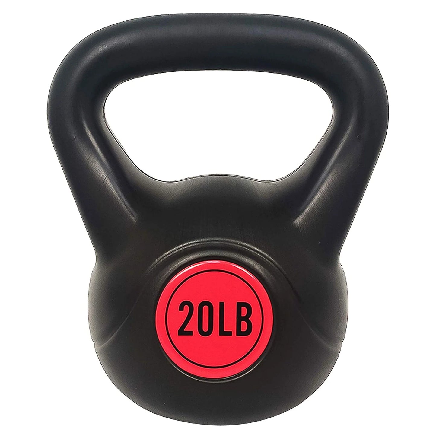 Wide Grip 4 Piece Kettlebell Exercise Fitness Weight Set, Includes 5 Lbs, 10 Lbs, 15 Lbs, 20 Lbs