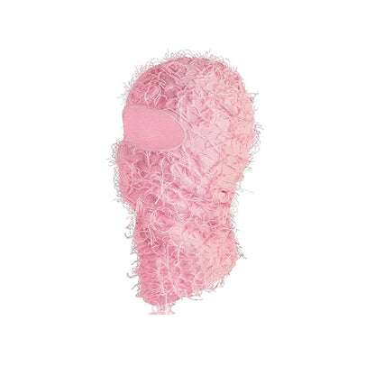 Balaclava Distressed Knitted Full Face Ski Mask Shiesty Mask Camouflage Balaclava Fleece Fuzzy Balaclava Ski Balaclava