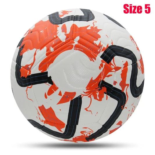 Soccer Balls Standard Size 5 Machine-Stitched Ball PU Material Sports League Outdoor Match Football Training Ball Futbol Voetbal