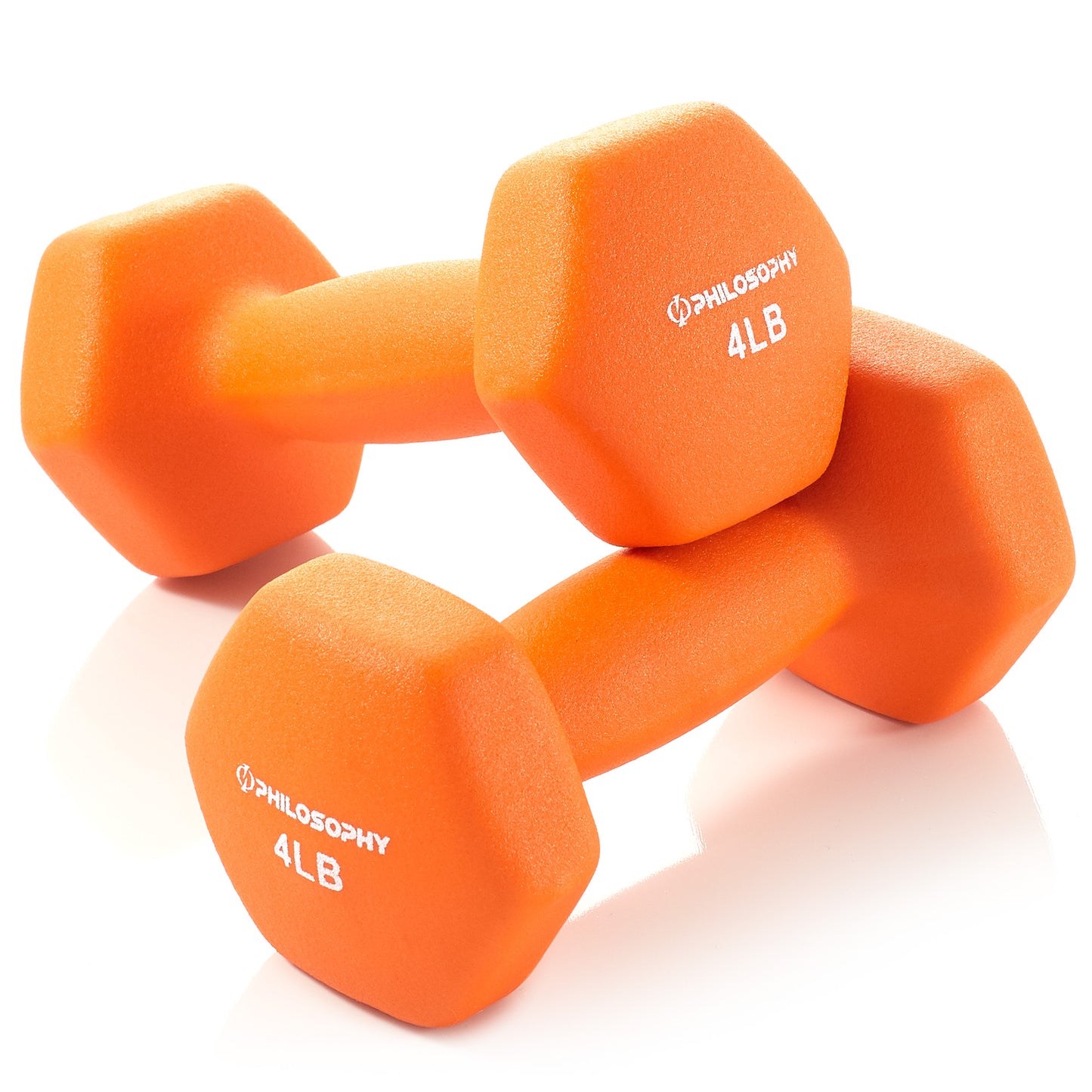 Neoprene Hex Dumbbell Hand Weights, Set of 2 - Workout Strength Training