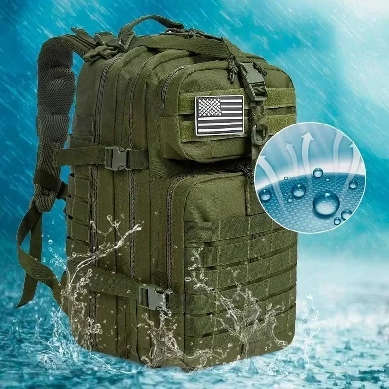 30L/50L 1000D Nylon Waterproof Trekking Fishing Hunting Bag Backpack Outdoor Rucksacks Tactical Sports Camping Hiking