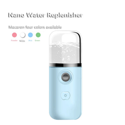 USB Facial Mister Face Moisturizing Mist Spray Machine Facial Humidifier Mini Nano Mist Sprayer Cooler Facial Steamer Skin Care