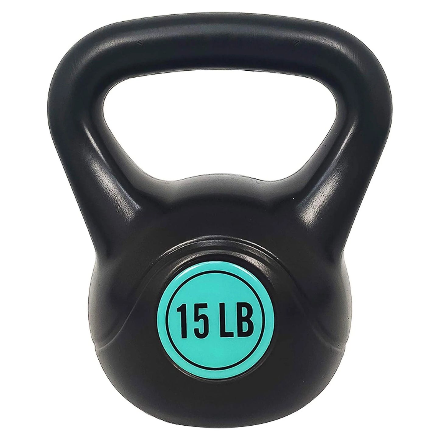 Wide Grip 4 Piece Kettlebell Exercise Fitness Weight Set, Includes 5 Lbs, 10 Lbs, 15 Lbs, 20 Lbs