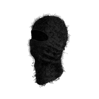 Balaclava Distressed Knitted Full Face Ski Mask Shiesty Mask Camouflage Balaclava Fleece Fuzzy Balaclava Ski Balaclava