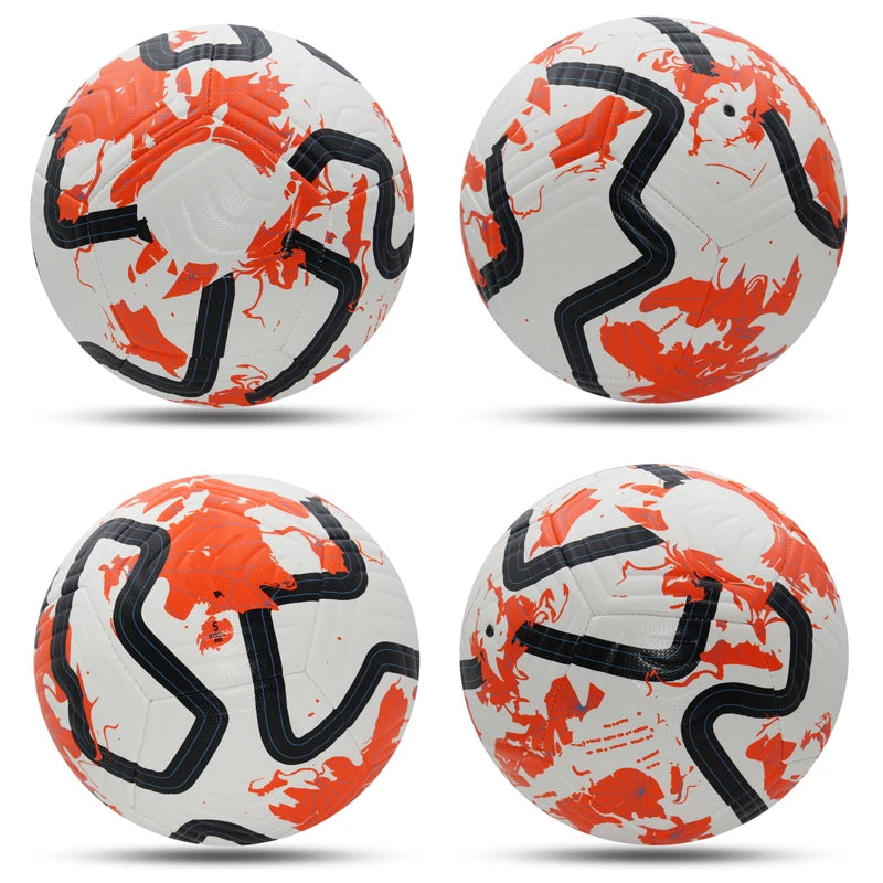 Soccer Balls Standard Size 5 Machine-Stitched Ball PU Material Sports League Outdoor Match Football Training Ball Futbol Voetbal