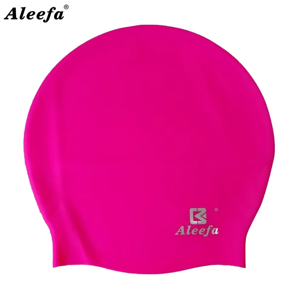 Extra Large Swim Cap for Women Long Hair Braids Dreadlocks, Silicone Bathing Swimming Caps,Weaves, Curls & Afros, Waterproof