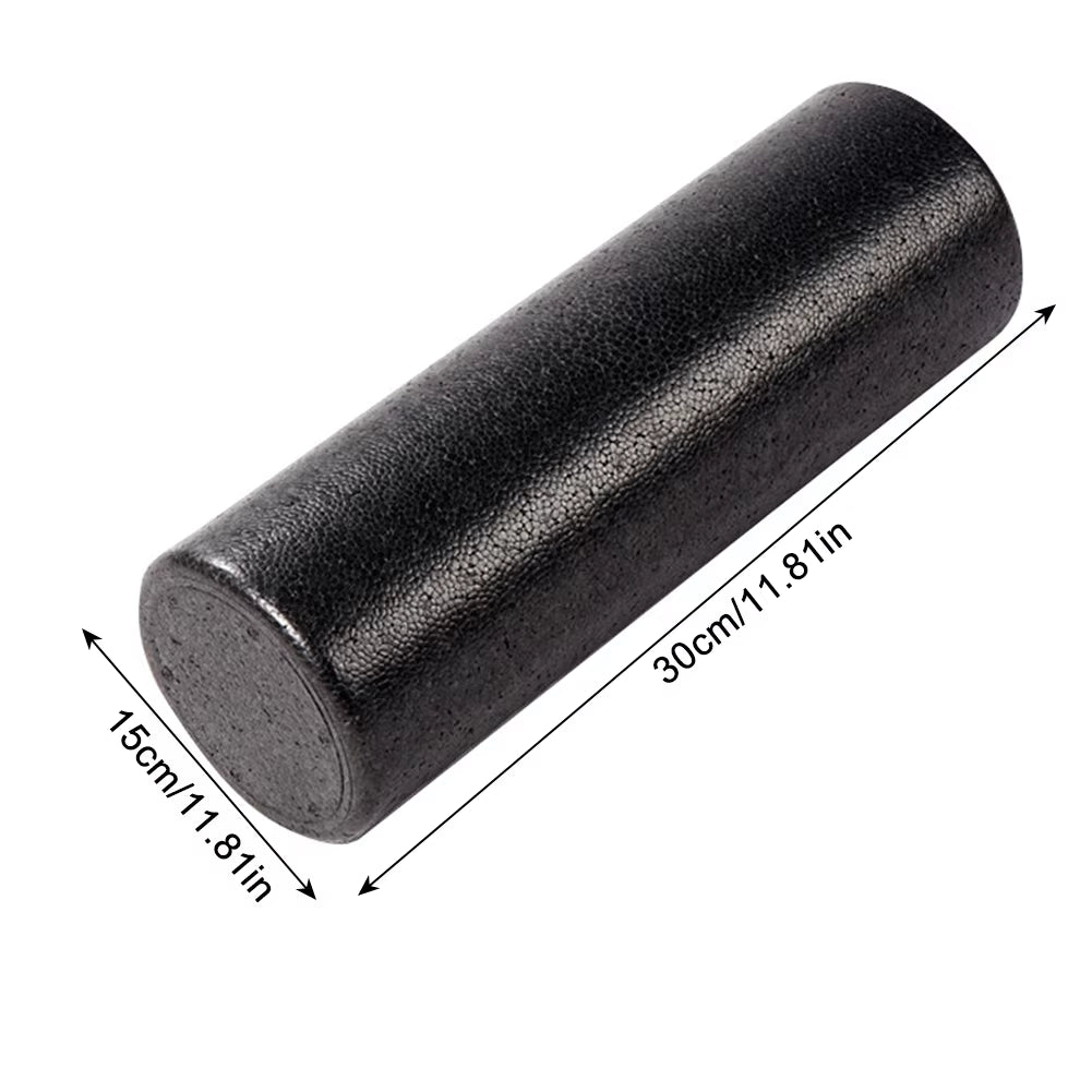 High Density Foam Rollers 12 Inch Solid Core Foam Massage Roller round Back Legs Foam Roller for Exercise Yoga Pilates Physical