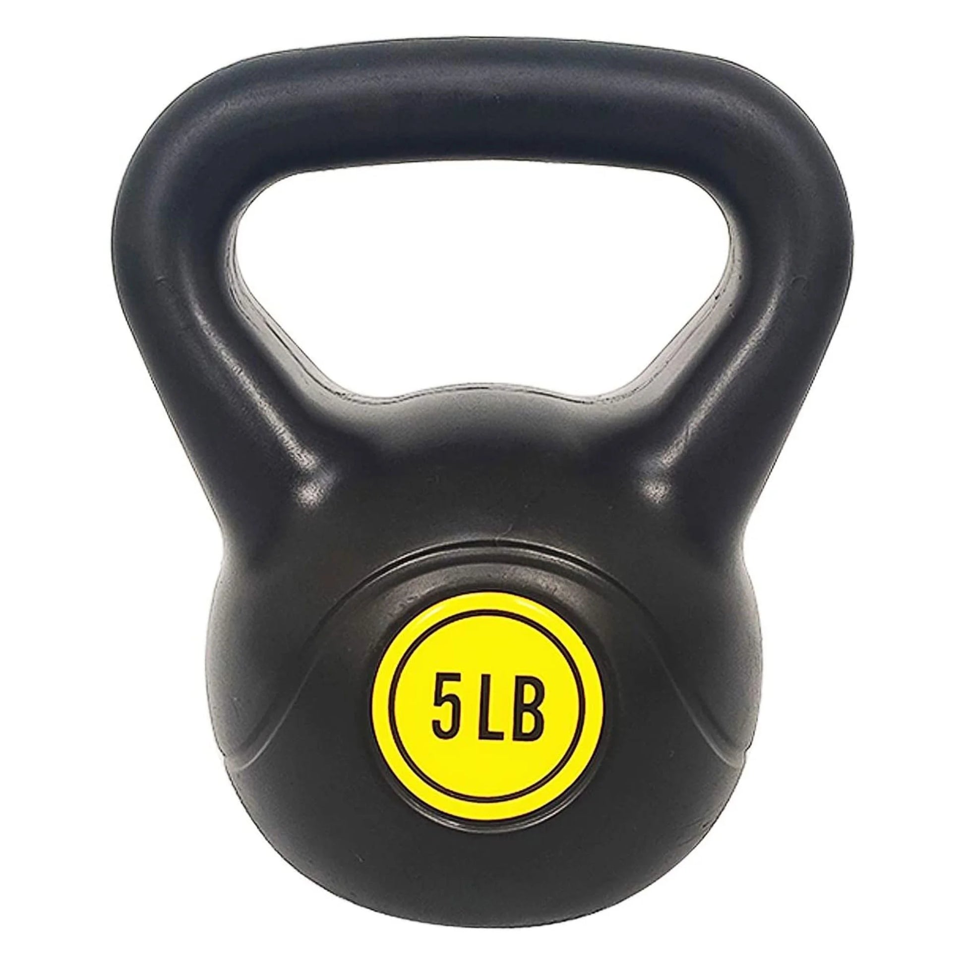 Wide Grip 4 Piece Kettlebell Exercise Fitness Weight Set, Includes 5 Lbs, 10 Lbs, 15 Lbs, 20 Lbs