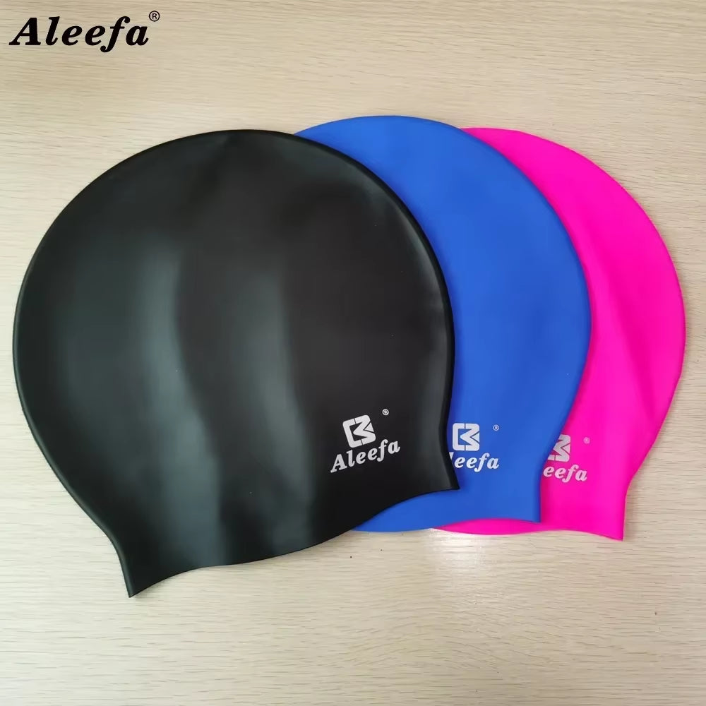 Extra Large Swim Cap for Women Long Hair Braids Dreadlocks, Silicone Bathing Swimming Caps,Weaves, Curls & Afros, Waterproof