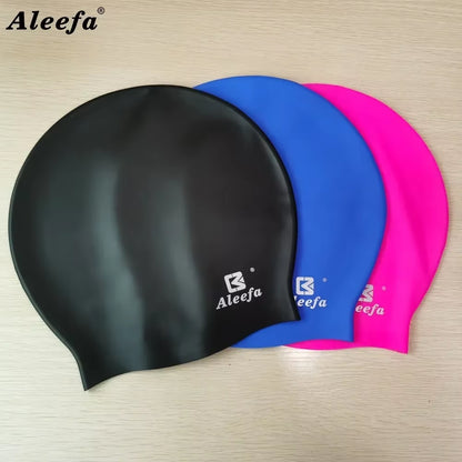 Extra Large Swim Cap for Women Long Hair Braids Dreadlocks, Silicone Bathing Swimming Caps,Weaves, Curls & Afros, Waterproof